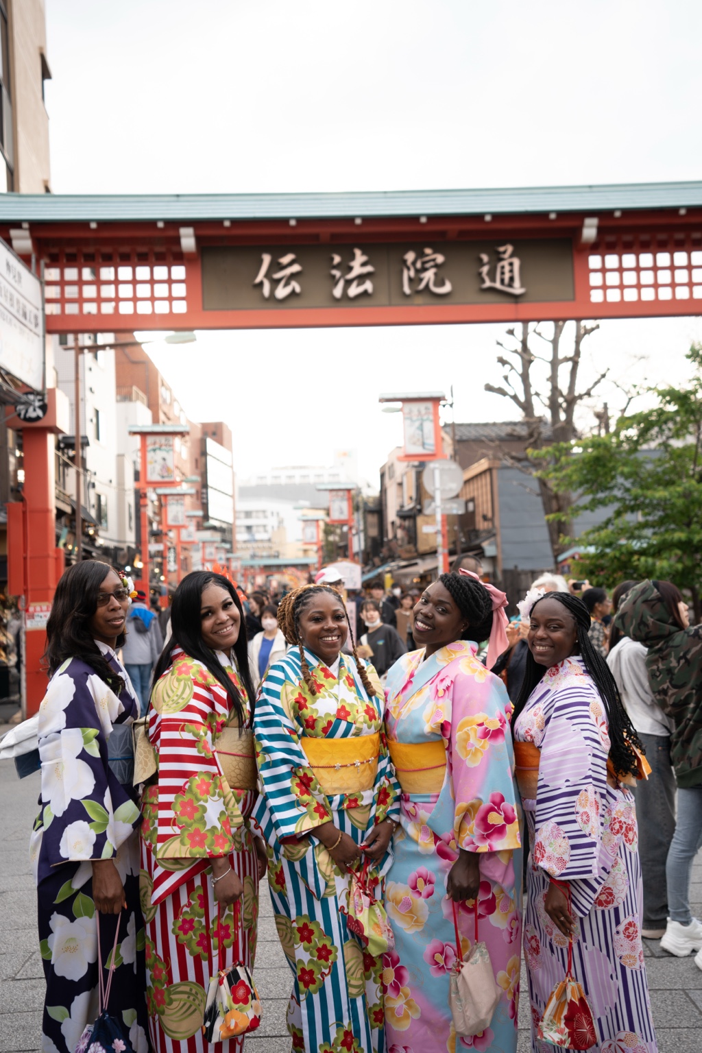 A Plus Trips travelers enjoying Japan together